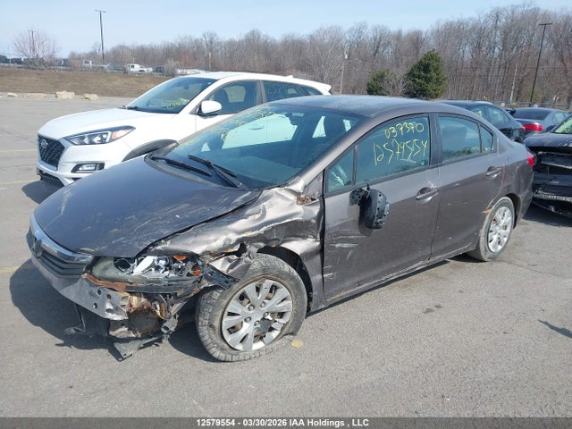 Продажа на аукционе авто 2012 Honda Civic Lx, vin: 2HGFB2F42CH037370, номер лота: 12579554