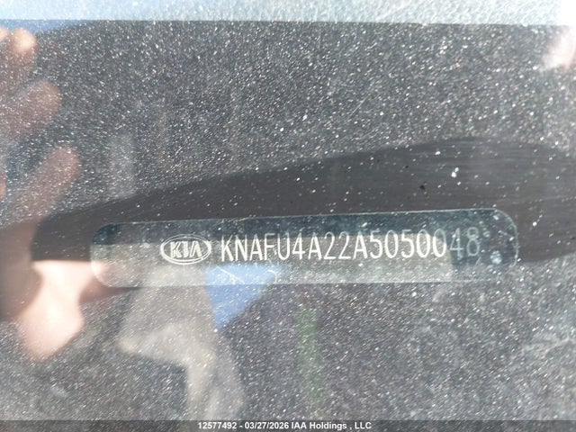 12577492 :رقم المزاد ، KNAFU4A22A5050048 vin ، 2010 Kia Forte 2.0l Ex مزاد بيع