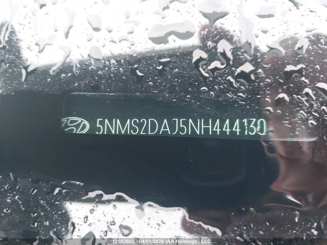 12582603 :رقم المزاد ، 5NMS2DAJ5NH444130 vin ، 2022 Hyundai Santa Fe Essential Awd مزاد بيع