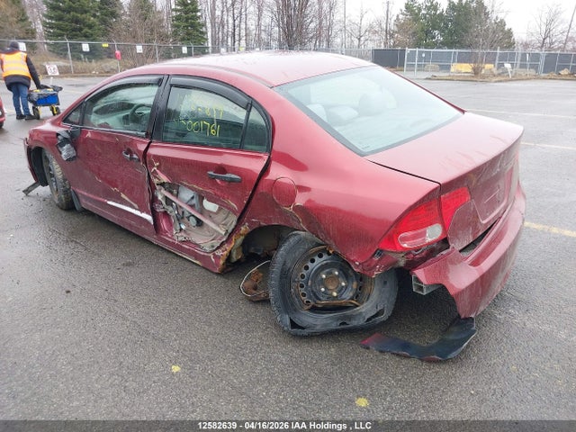 2006 Honda Civic Dx Vp მანქანა იყიდება აუქციონზე, vin: 2HGFA16316H001761, აუქციონის ნომერი: 12582639