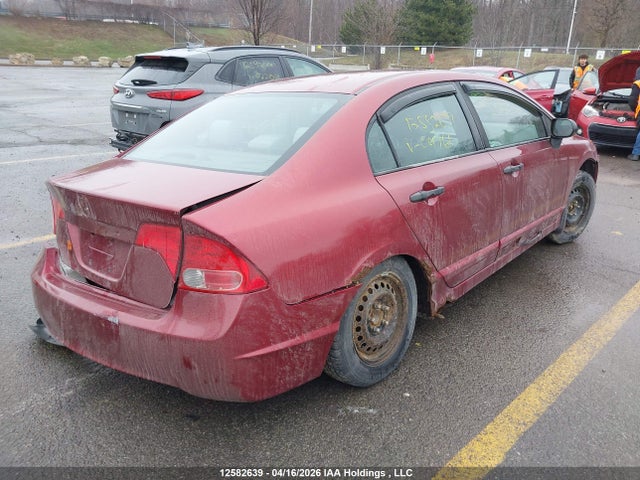 2006 Honda Civic Dx Vp მანქანა იყიდება აუქციონზე, vin: 2HGFA16316H001761, აუქციონის ნომერი: 12582639