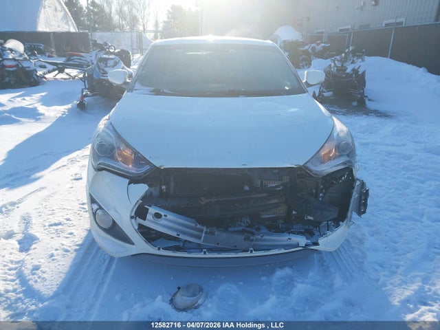 12582716 :رقم المزاد ، KMHTC6AE7GU266471 vin ، 2016 Hyundai Veloster Turbo مزاد بيع