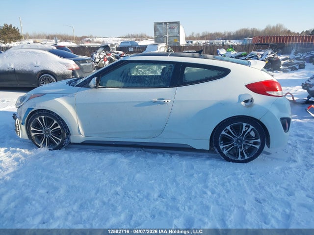 12582716 :رقم المزاد ، KMHTC6AE7GU266471 vin ، 2016 Hyundai Veloster Turbo مزاد بيع