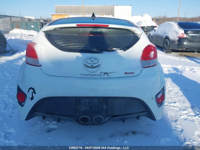 12582716 :رقم المزاد ، KMHTC6AE7GU266471 vin ، 2016 Hyundai Veloster Turbo مزاد بيع