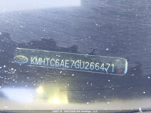 12582716 :رقم المزاد ، KMHTC6AE7GU266471 vin ، 2016 Hyundai Veloster Turbo مزاد بيع