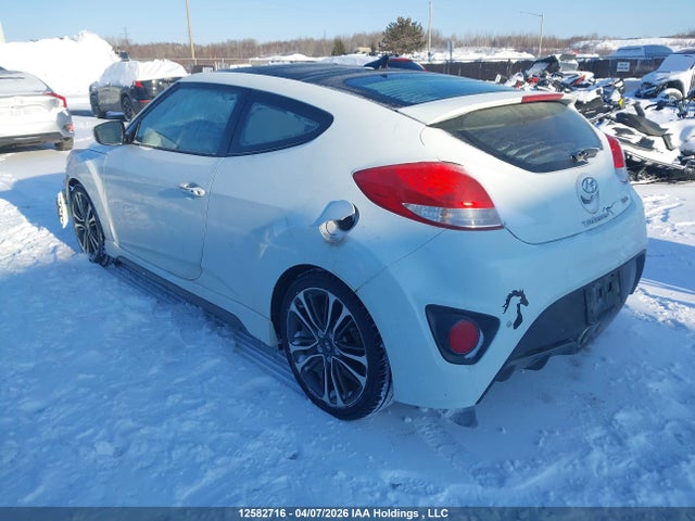 12582716 :رقم المزاد ، KMHTC6AE7GU266471 vin ، 2016 Hyundai Veloster Turbo مزاد بيع