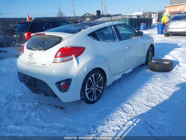 12582716 :رقم المزاد ، KMHTC6AE7GU266471 vin ، 2016 Hyundai Veloster Turbo مزاد بيع