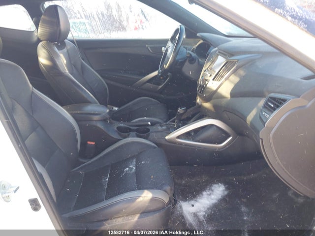 12582716 :رقم المزاد ، KMHTC6AE7GU266471 vin ، 2016 Hyundai Veloster Turbo مزاد بيع