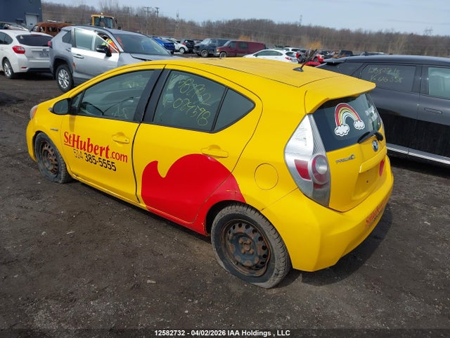 2012 Toyota Prius C მანქანა იყიდება აუქციონზე, vin: JTDKDTB3XC1024598, აუქციონის ნომერი: 12582732