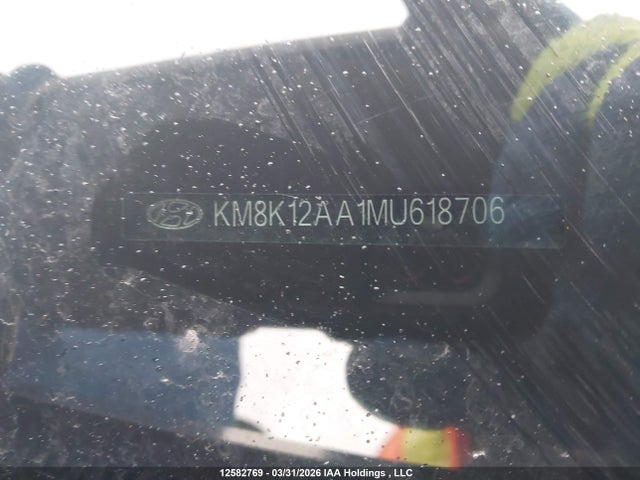 KM8K12AA1MU618706 Hyundai Kona Se