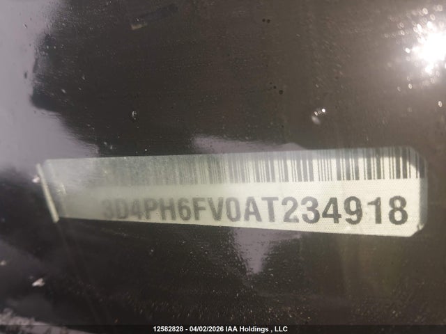 12582828 :رقم المزاد ، 3D4PH6FV0AT234918 vin ، 2010 Dodge Journey R/t مزاد بيع