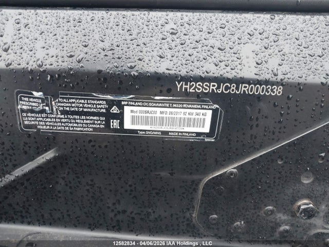 YH2SSRJC8JR000338 Skidoo Skidoo.