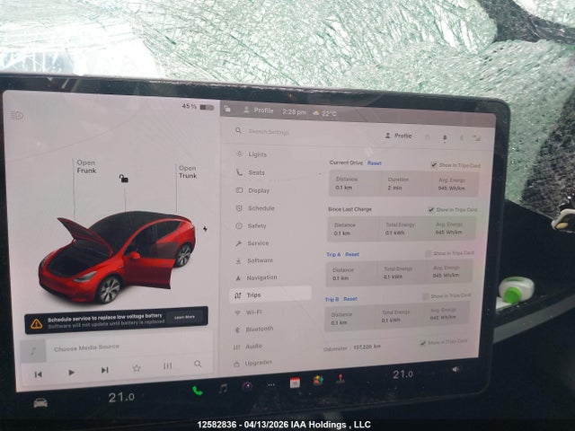 Продажа на аукционе авто 2021 Tesla Model Y, vin: 5YJYGDEE2MF258604, номер лота: 12582836
