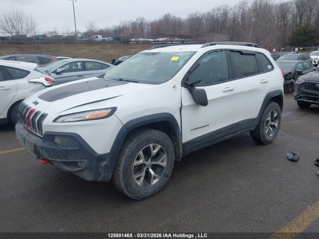2016 Jeep Cherokee Trailhawk მანქანა იყიდება აუქციონზე, vin: 1C4PJMBS8GW224349, აუქციონის ნომერი: 12580146