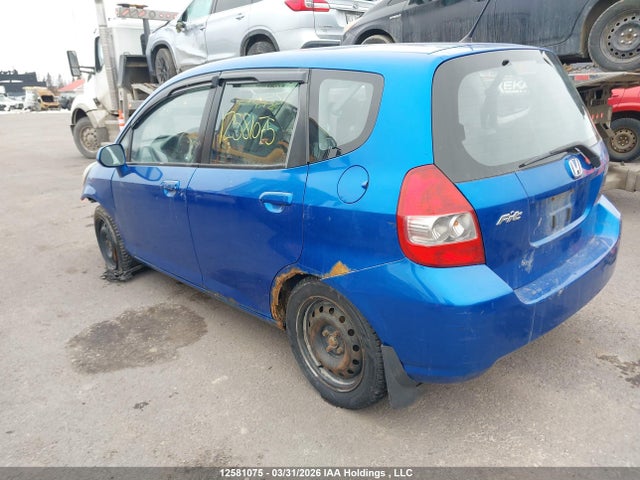 12581075 :رقم المزاد ، JHMGD37248S804604 vin ، 2008 Honda Fit Dx مزاد بيع
