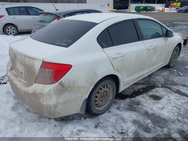 12552109 :رقم المزاد ، 2HGFB2F57CH049930 vin ، 2012 Honda Civic Ex مزاد بيع