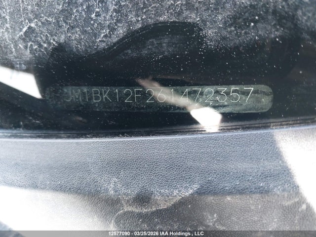 Продаж на аукціоні авто 2006 Mazda Mazda3 Gs/gx, vin: JM1BK12F261472357, номер лоту: 12577090
