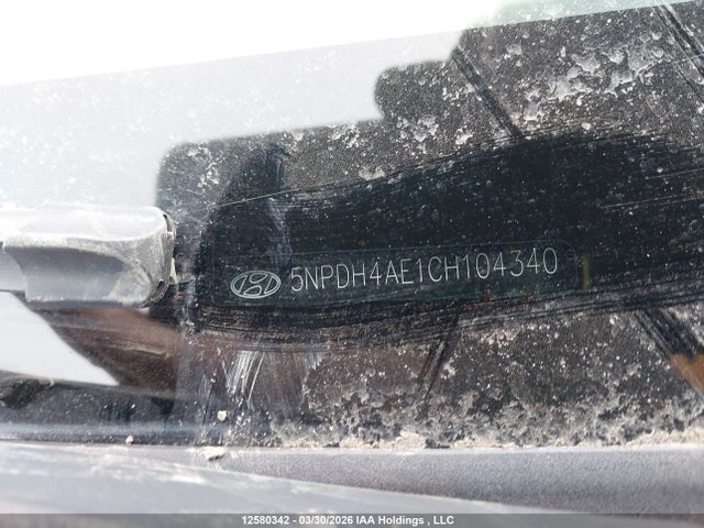 Продаж на аукціоні авто 2012 Hyundai Elantra Gl, vin: 5NPDH4AE1CH104340, номер лоту: 12580342