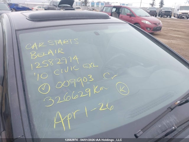 Продаж на аукціоні авто 2010 Honda Civic Exl, vin: 2HGFA1F04AH009903, номер лоту: 12582974