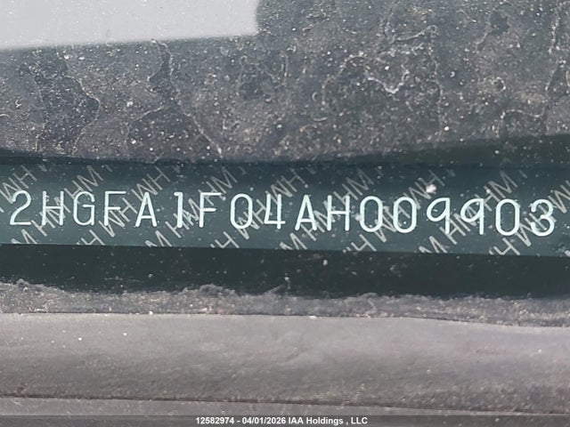 Продаж на аукціоні авто 2010 Honda Civic Exl, vin: 2HGFA1F04AH009903, номер лоту: 12582974