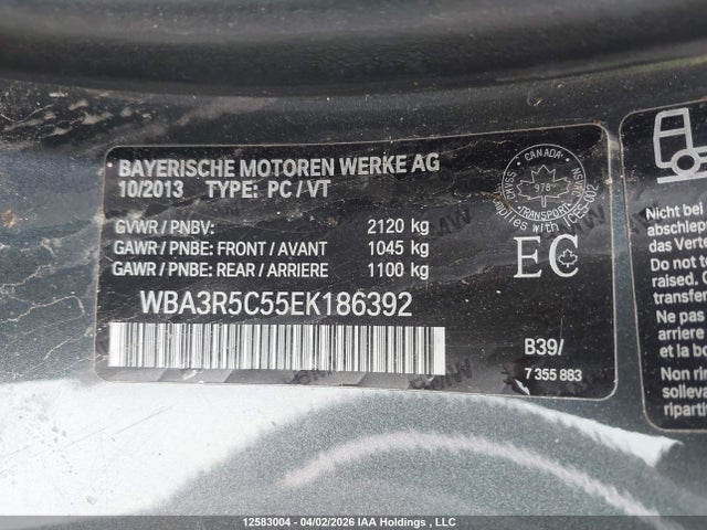 WBA3R5C55EK186392 BMW 435i Xdrive