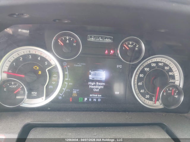 12583034 :رقم المزاد ، 3C6UR5JL3DG537547 vin ، 2013 Ram 2500 Slt مزاد بيع