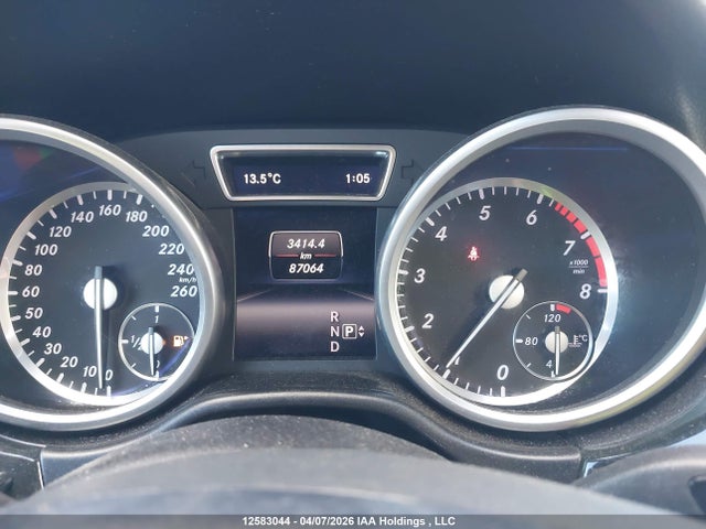 12583044 :رقم المزاد ، 4JGDA5GBXFA562070 vin ، 2015 Mercedes-benz Ml 400 4matic مزاد بيع