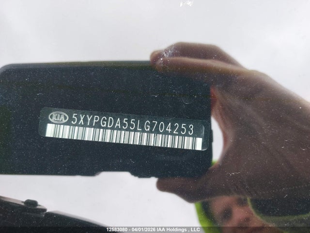 5XYPGDA55LG704253 KIA Sorento 3.3l Black Line/3.3l Lx+