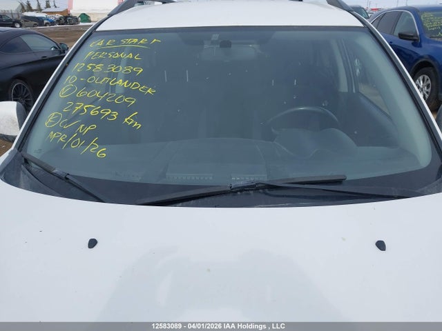Продажа на аукционе авто 2010 Mitsubishi Outlander Es, vin: JA4AT2AW7AZ604209, номер лота: 12583089