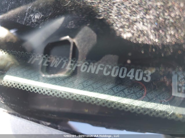 2022 Ford F-150 Xlt მანქანა იყიდება აუქციონზე, vin: 1FTEW1EP6NFC00403, აუქციონის ნომერი: 12583101