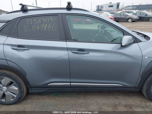 2020 Hyundai Kona Electric Preferred მანქანა იყიდება აუქციონზე, vin: KM8K23AG7LU073486, აუქციონის ნომერი: 12583113