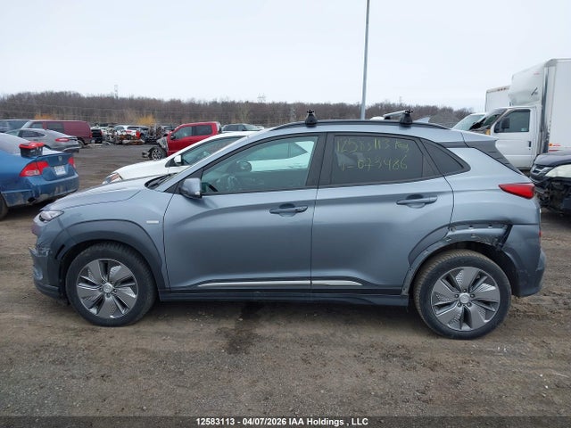 2020 Hyundai Kona Electric Preferred მანქანა იყიდება აუქციონზე, vin: KM8K23AG7LU073486, აუქციონის ნომერი: 12583113