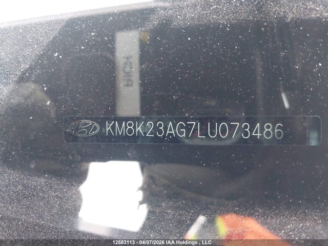 2020 Hyundai Kona Electric Preferred მანქანა იყიდება აუქციონზე, vin: KM8K23AG7LU073486, აუქციონის ნომერი: 12583113