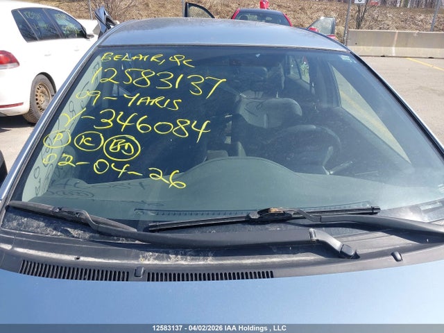 12583137 :رقم المزاد ، JTDBT923291346084 vin ، 2009 Toyota Yaris مزاد بيع