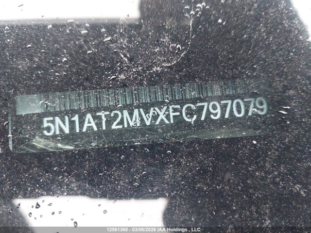 Aukcja sprzedaży 2015 Nissan Rogue S/sl/sv, vin: 5N1AT2MVXFC797079, numer aukcji: 12561368