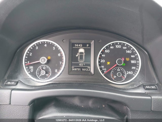 12583272 :رقم المزاد ، WVGJV3AX8EW517663 vin ، 2014 Volkswagen Tiguan Comfortline/highline/trendline مزاد بيع