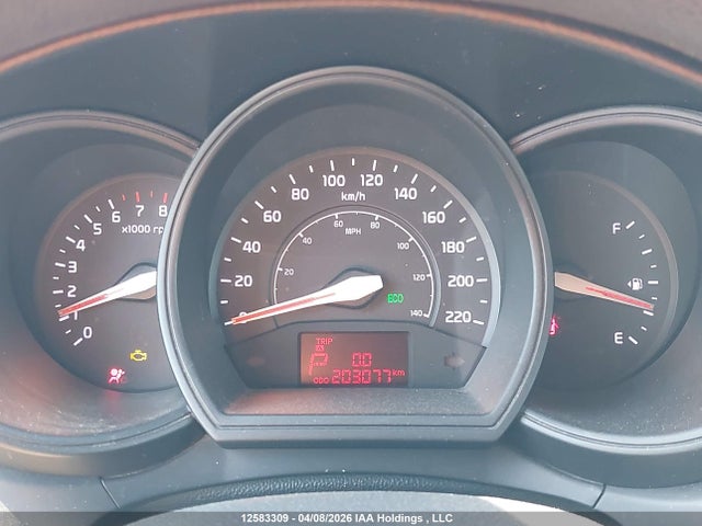 2012 Kia Rio Ex/lx/lx+/sx მანქანა იყიდება აუქციონზე, vin: KNADM5A37C6708417, აუქციონის ნომერი: 12583309