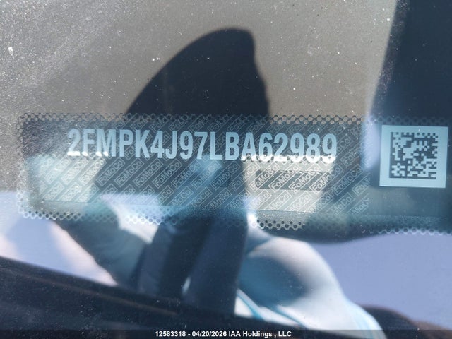 Продажа на аукционе авто 2020 Ford Edge Sel, vin: 2FMPK4J97LBA62989, номер лота: 12583318