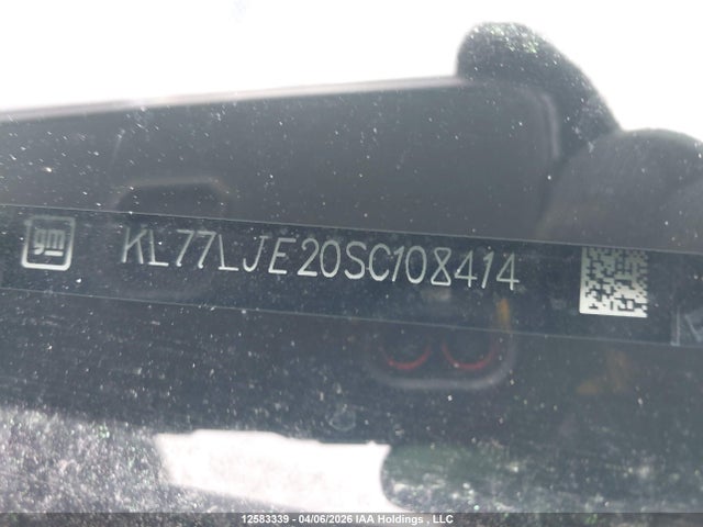 KL77LJE20SC108414 Chevrolet Trax