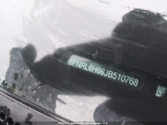 5FNRL6H66JB510768 Honda ODYSSEY EXL