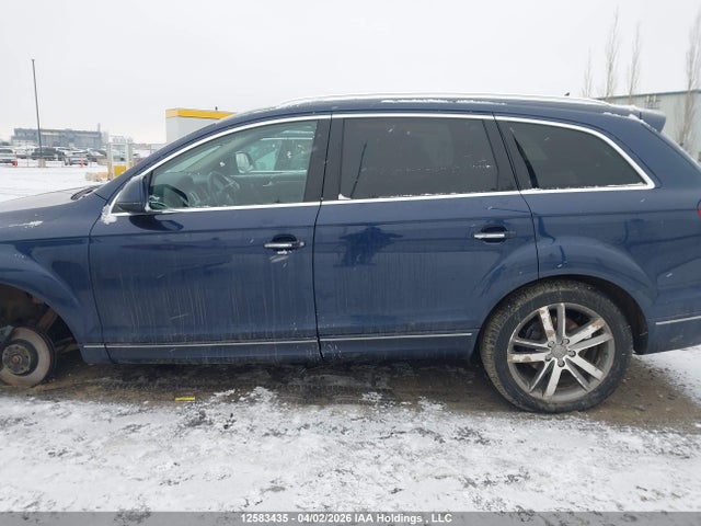 12583435 :رقم المزاد ، WA1VGCFE0DD000370 vin ، 2013 Audi Q7 مزاد بيع