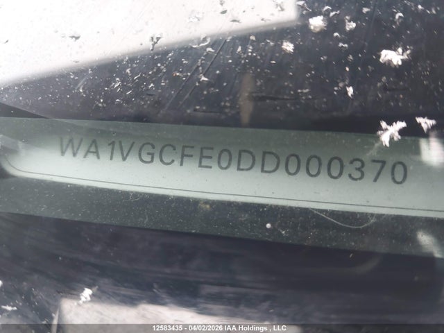 12583435 :رقم المزاد ، WA1VGCFE0DD000370 vin ، 2013 Audi Q7 مزاد بيع