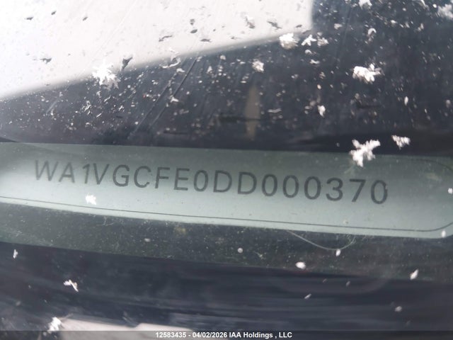 12583435 :رقم المزاد ، WA1VGCFE0DD000370 vin ، 2013 Audi Q7 مزاد بيع