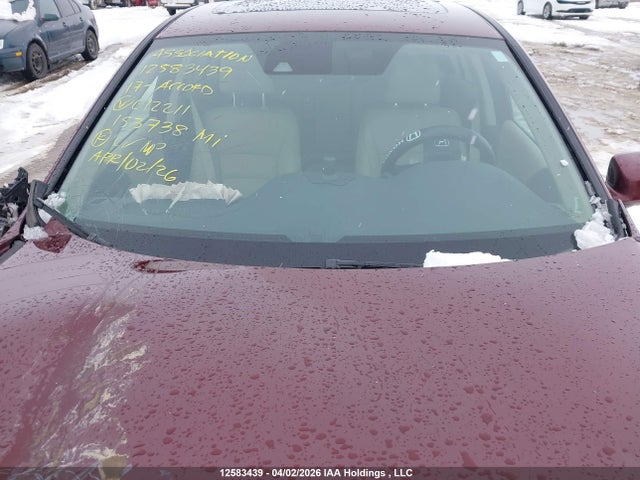 JHMCR6F53HC012211 Honda Accord Hybrid Ex-l