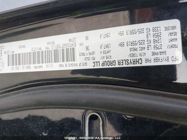 Продажа на аукционе авто 2015 Dodge Journey Crossroad, vin: 3C4PDDGG2FT597113, номер лота: 12583461