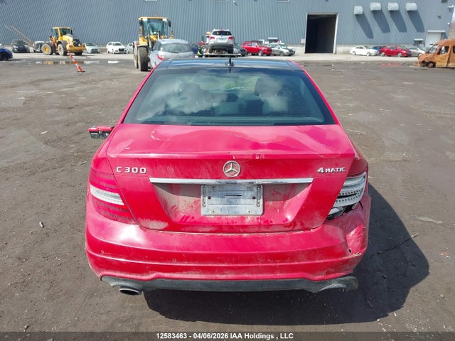 12583463 :رقم المزاد ، WDDGF8BB9CA636432 vin ، 2012 Mercedes-benz C 300 4matic مزاد بيع