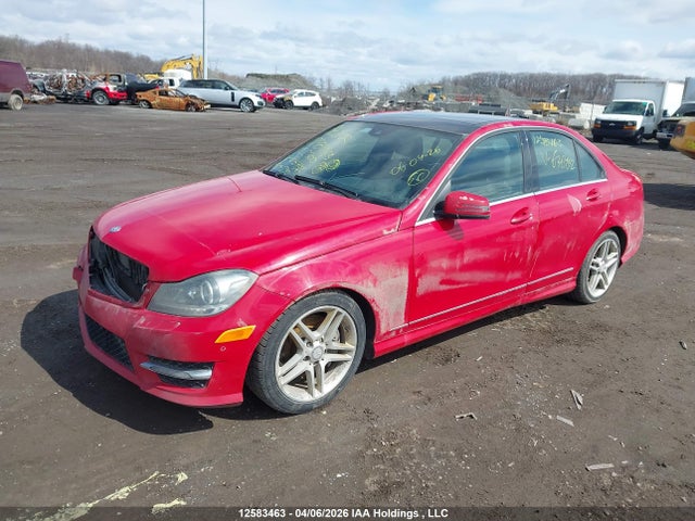 12583463 :رقم المزاد ، WDDGF8BB9CA636432 vin ، 2012 Mercedes-benz C 300 4matic مزاد بيع