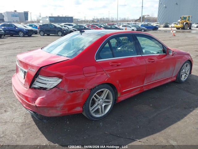 12583463 :رقم المزاد ، WDDGF8BB9CA636432 vin ، 2012 Mercedes-benz C 300 4matic مزاد بيع
