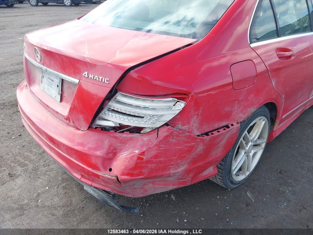 12583463 :رقم المزاد ، WDDGF8BB9CA636432 vin ، 2012 Mercedes-benz C 300 4matic مزاد بيع