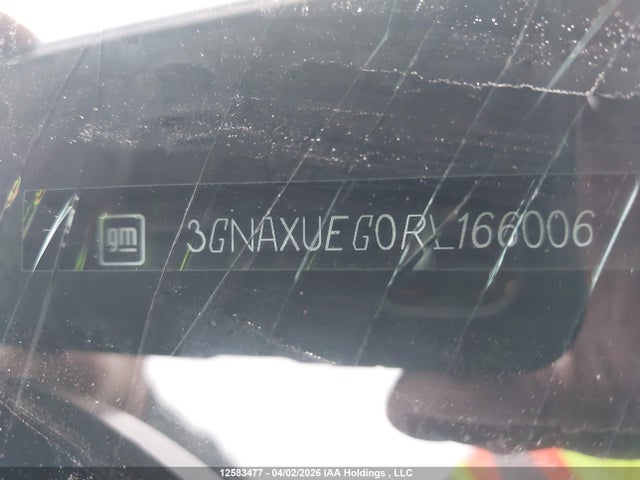 2024 Chevrolet Equinox Lt მანქანა იყიდება აუქციონზე, vin: 3GNAXUEG0RL166006, აუქციონის ნომერი: 12583477